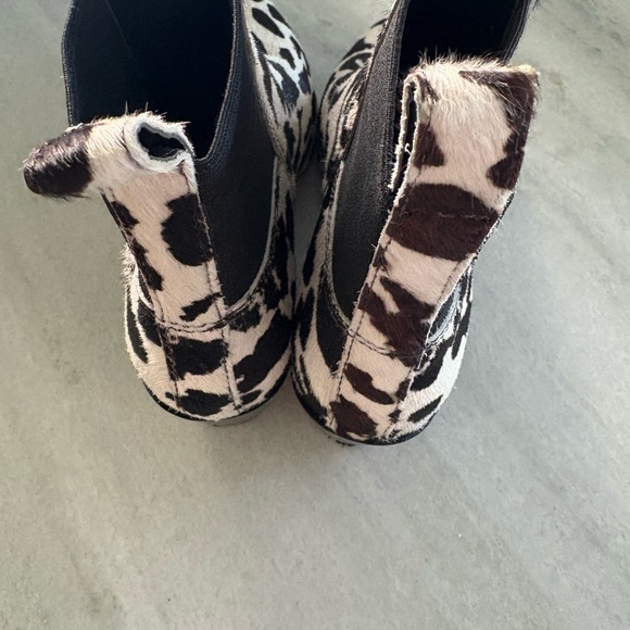 Matisse Cow Print Ankle Booties - Picture 7 of 9
